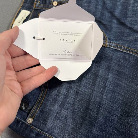 Kancan Jeans Womens 5/26 Mid Rise Super Skinny Distressed KC11237D - Picture 5 of 12